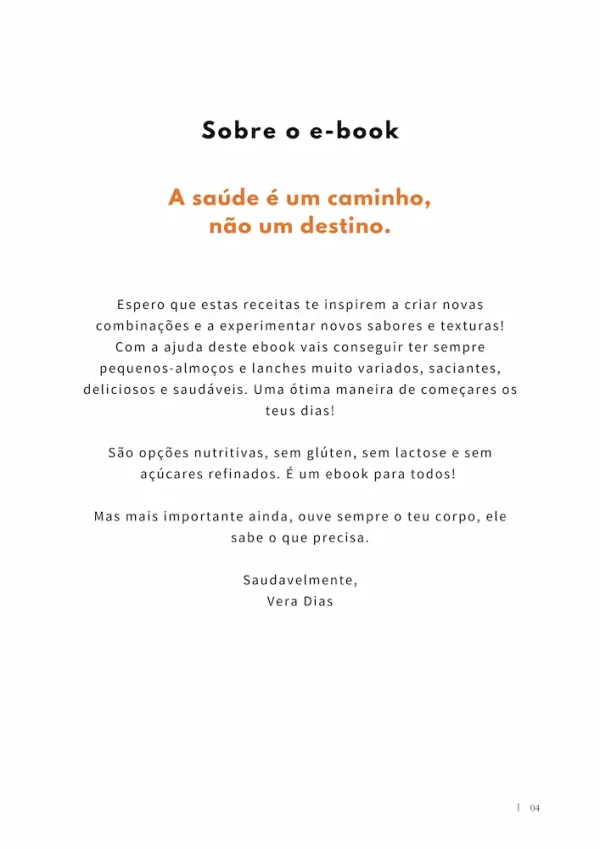 E-Book Pequenos-Almoços e Lanches Saudáveis - Image 2