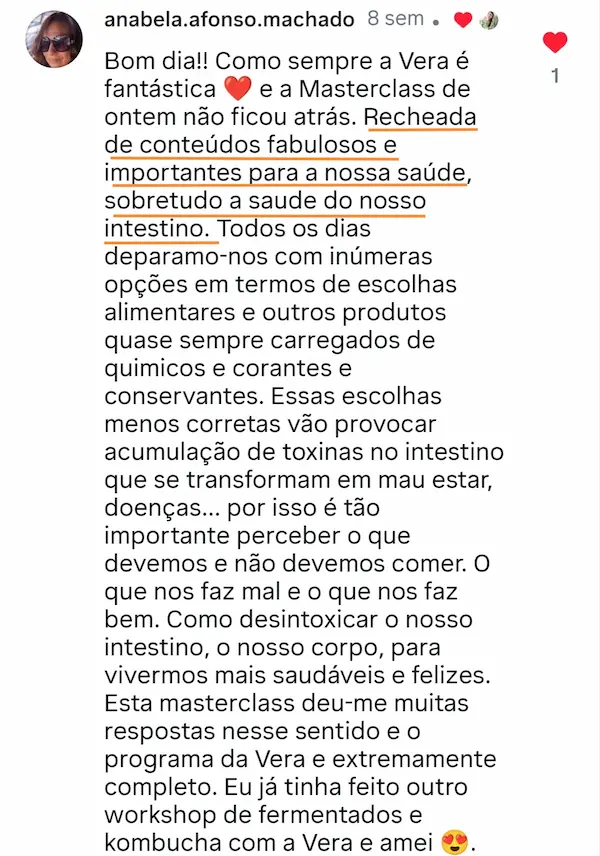 Masterclass - Estilo de Vida Anti-Inflamatório 15 Testemunho 03 - Masterclass 25ABR