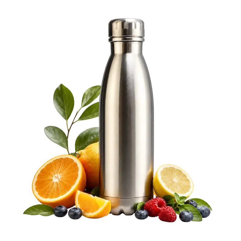 Cozinha Anti-Inflamatória: 5 trocas práticas 3 Garrafa de vidro e aço inoxidável como alternativa ao plástico com BPA e ftalatos